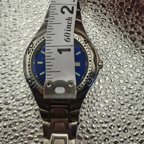 Fossil Men's Blue Watch 100M Stainless Steel Water Resist AM3421 - Picture 6 of 12
